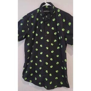 Molokai Alien Button Up Shirt Men's Size Large